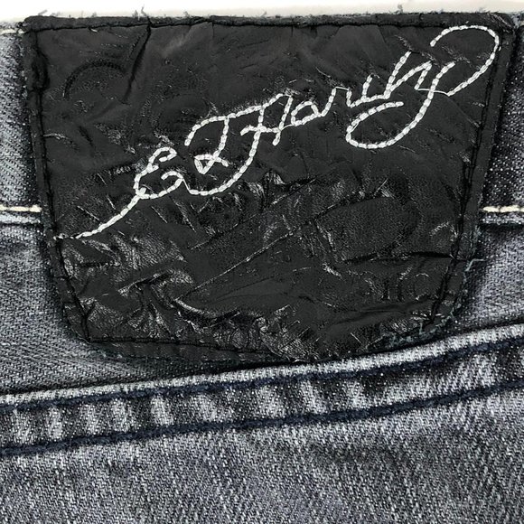 Ed Hardy Embroidered Tiger Pockets Denim Jeans - Picture 9 of 10